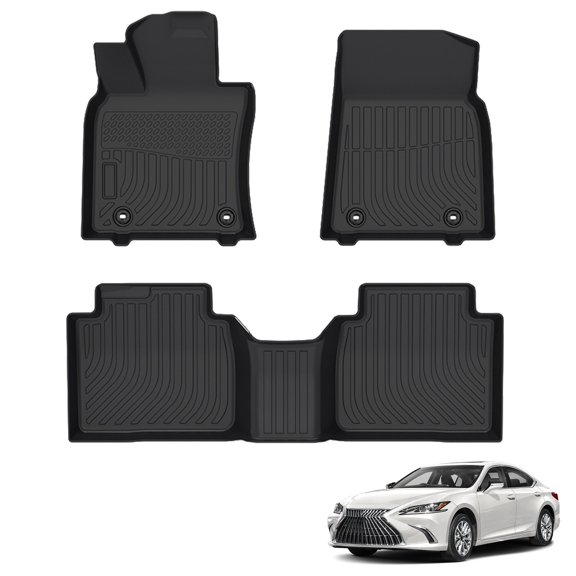 YIXUAN Car Floor Mats Cargo Liners TPE Carpets For 2019-2025 Lexus ES300h 3PCS
