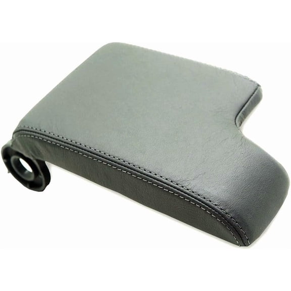 YIXUAN Center Console Armrest Leather Cover Gray For BMW E46 3-Series / M3 1998-2006 1pc