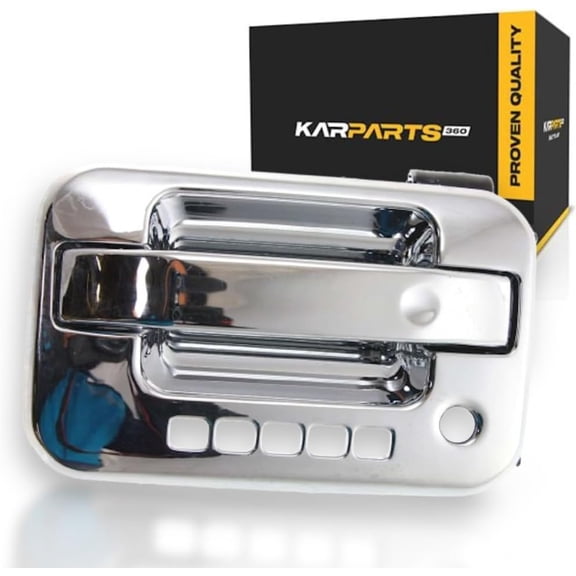 YIXUAN Exterior Door Handle Front Driver Side Chrome w/ Key Hole for Ford F-150 2004-2014 Fits All Submodels FDH010119