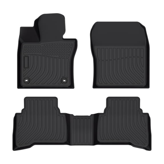 YIXUAN Floor Mats Liner Carpets For 2023-2024 Toyota Prius TPE Rubber All Weather 3PCS