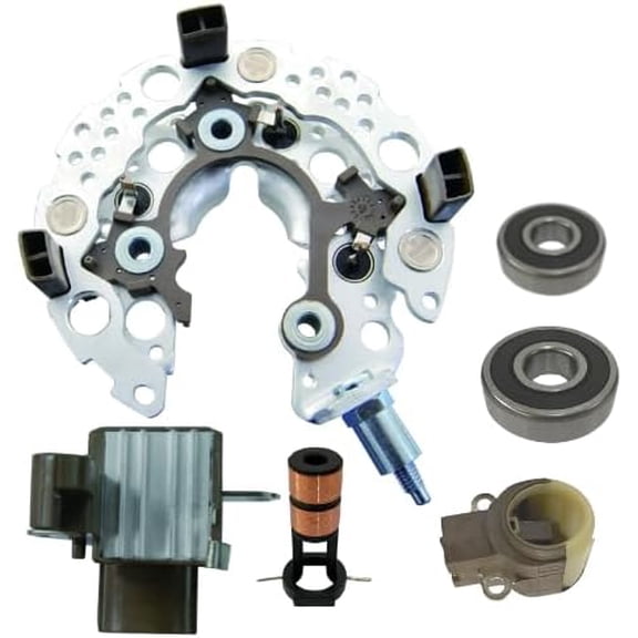 YIXUAN New Alternator Kit (Regulator, Bearings, Brush Holder, Slip Ring, Rectifier) for Lexus GS430/GX470/LS430/LX470 & Toyota 4Runner/Land Cruiser/Sequoia/Tundra  in6015rk7
