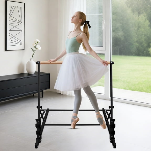 YIYADO Height-Adjustable Ballet Bar, Free-Standing Ballet Bar, Heavy-Duty Dance Bar, Sturdy Structure, Never Falling Apart, Non-Slip, Used for Dance Practice