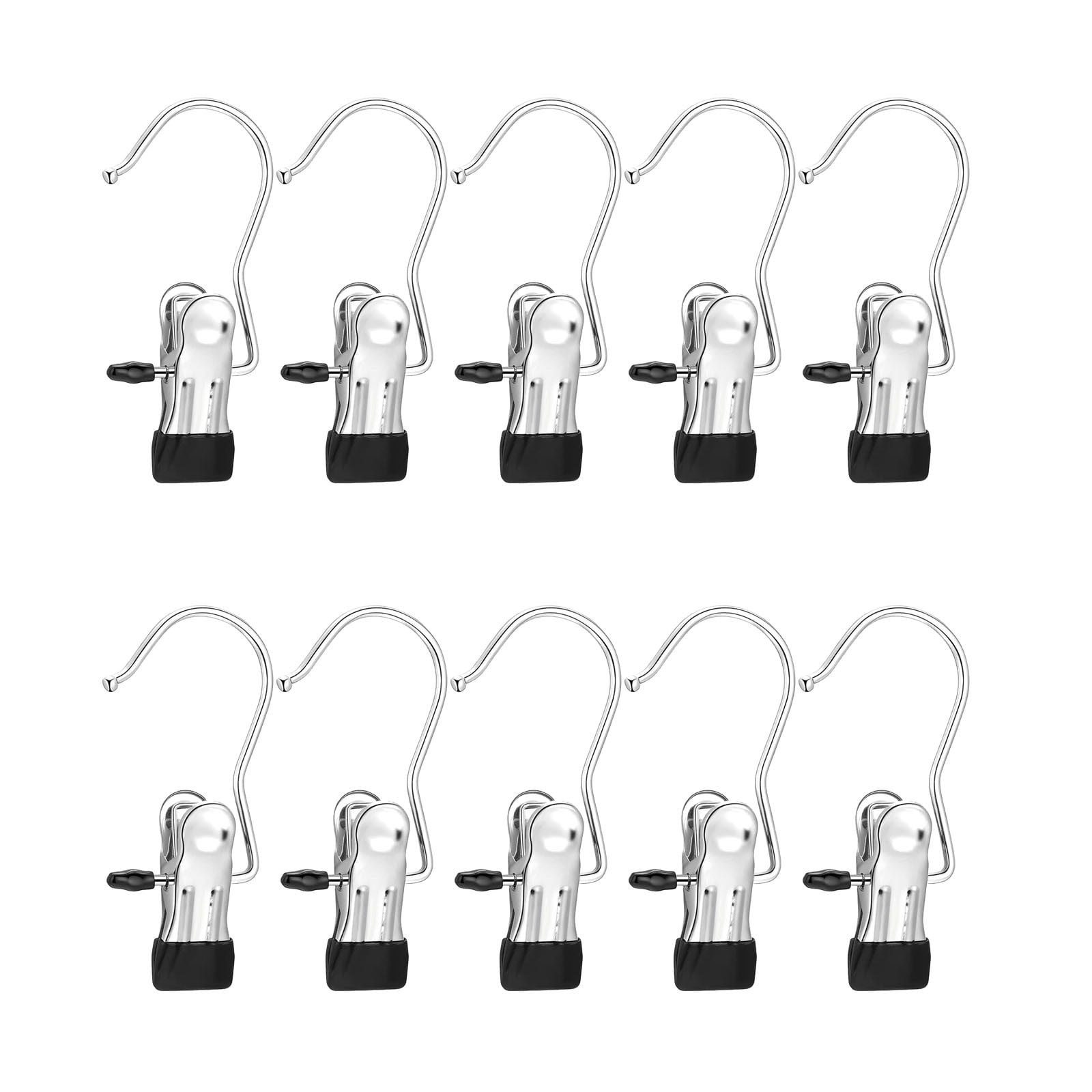 YIYEFU Stainless Steel Hook Clip Hook Storage Clip, Clothes Drying Clip
