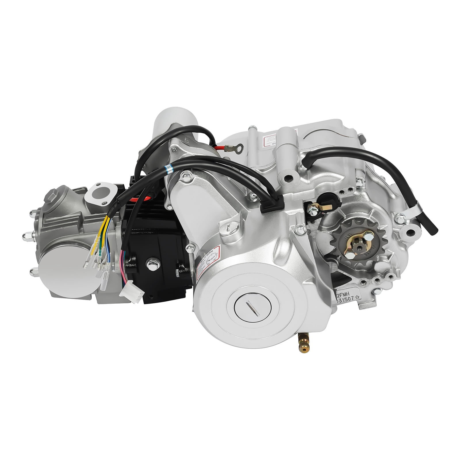 YIYIBYUS 125CC 4 Stroke Engine Motor Kit Single Cylinder Air-Cooling Motor for ATV, Pit Bike, Buggy, Rocket Car