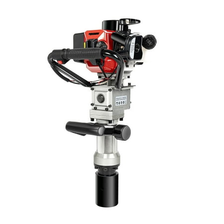 YIYIBYUS 2 Stroke 32.7cc Gas T Post Driver Gasoline Pile Driver Farm Fence Post Driver Push Pile Kit Garden Farm Piling Driver