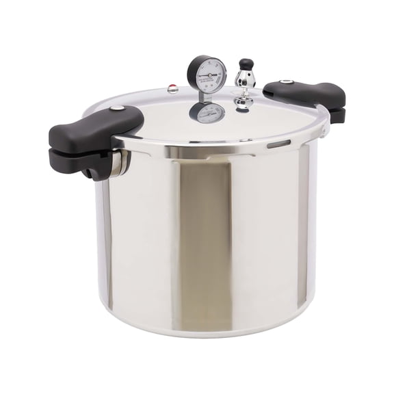 YIYIBYUS 23Qt Commercial Pressure Cooker Thickened Camping Explosion-proof Pressure Cooker Heavy-Duty Manual Pressure Canner for Steaming, Boil, and Stew Food