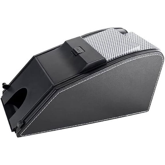 YIYIBYUS Automatic Electronic Card Shuffler, 2 Decks Poker Cards Shuffling Machine Dealing Dispenser for Bridge Cards, Paper Cards, and Plastic Cards