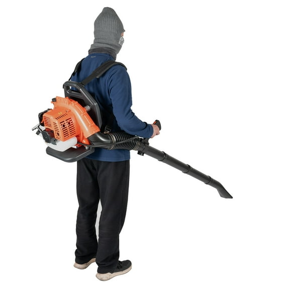 YIYIBYUS Backpack Leaf Blower, 42.7CC 2-Stroke Gas Powered Cordless Leaf Blower High Strength Snow Blower for Urban Road Cleaning, Sweeping Fallen Leaves, and Industrial Dust