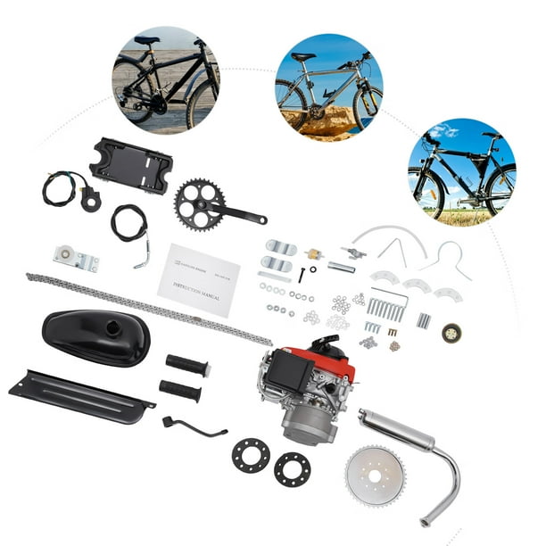 YIYIBYUS Bicycle Engine 53CC 4Stroke Motorized Bike Kit Gas Petrol