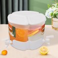 thumbnail image 1 of YIYIBYUS Drink Dispensers 5.2L 360° Rotation Beverage Juice Dispenser for Party Restaurant White, 1 of 9