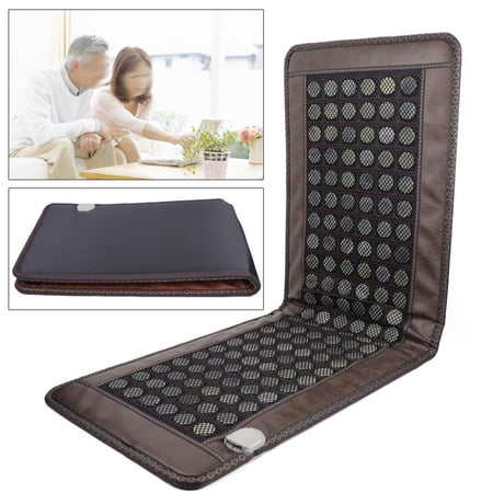 YIYIBYUS Far Infrared Heating Pad Natural Jade Stone Heating Mat for Back Neck Shoulder Fast Pain Relief