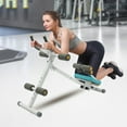 thumbnail image 2 of GYMAX Ab Machine With LCD Monitor - Adjustable Abdominal Trainer For Home Gym 2 of 14