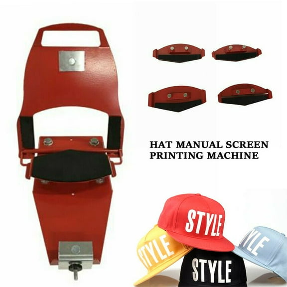 YIYIBYUS Hat Cap Clamp Silk Printer Press Machine with Standard Platen Screen Printing Pallet