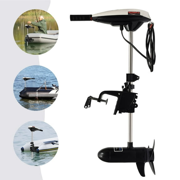 YIYIBYUS Heavy Duty 65 lb Thrust Electric Trolling Motor with Brush