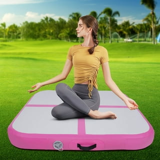 Foldable Yoga Mat - Illustrated 14 Embossed Poses, Square Folding Travel  Firness & Exercise Mat as seen on TV, Perfect Storage, Pilates, Home Workout