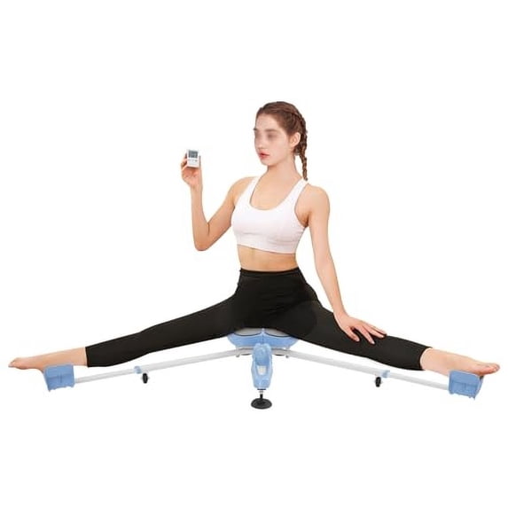 YIYIBYUS Leg Stretcher, 330LBS Splits Machine for Flexibility Kids Adults, Heavy Duty Steel Frame Leg Stretching Training Machine for Home Gym, Blue