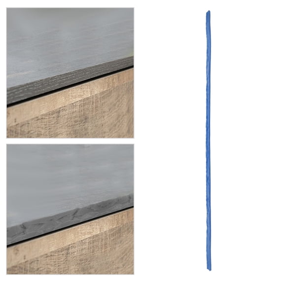 YIYIBYUS Manual Concrete Mold Concrete Texture Mold Concrete Edge Form Mold Seamless Stamping Mold for Outdoor Decorative Concrete 94.5*1.97 Inch Blue
