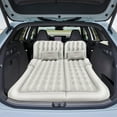 thumbnail image 1 of YIYIBYUS Mattress Car Inflatable Bed Outdoor Travel Camping Mat Flocking Air Mattress with 2 Air Headrests,Grey, 1 of 12
