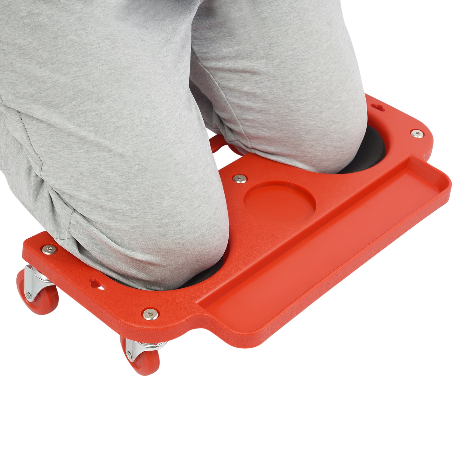 YIYIBYUS Rolling Knee Pad, Sponge Cushioned Knee Pad, Movable Knee Dolly with Tool Tray