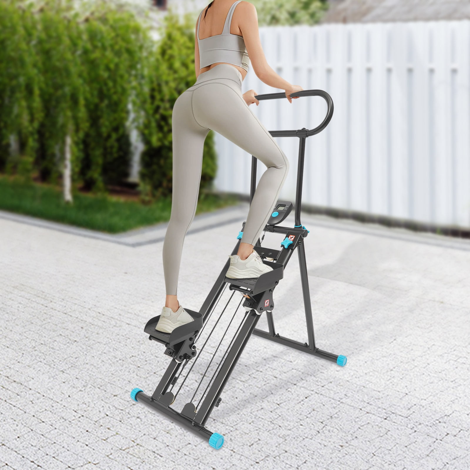 YIYIBYUS Stair Stepper Machine Compact Foldable Vertical Climber ...