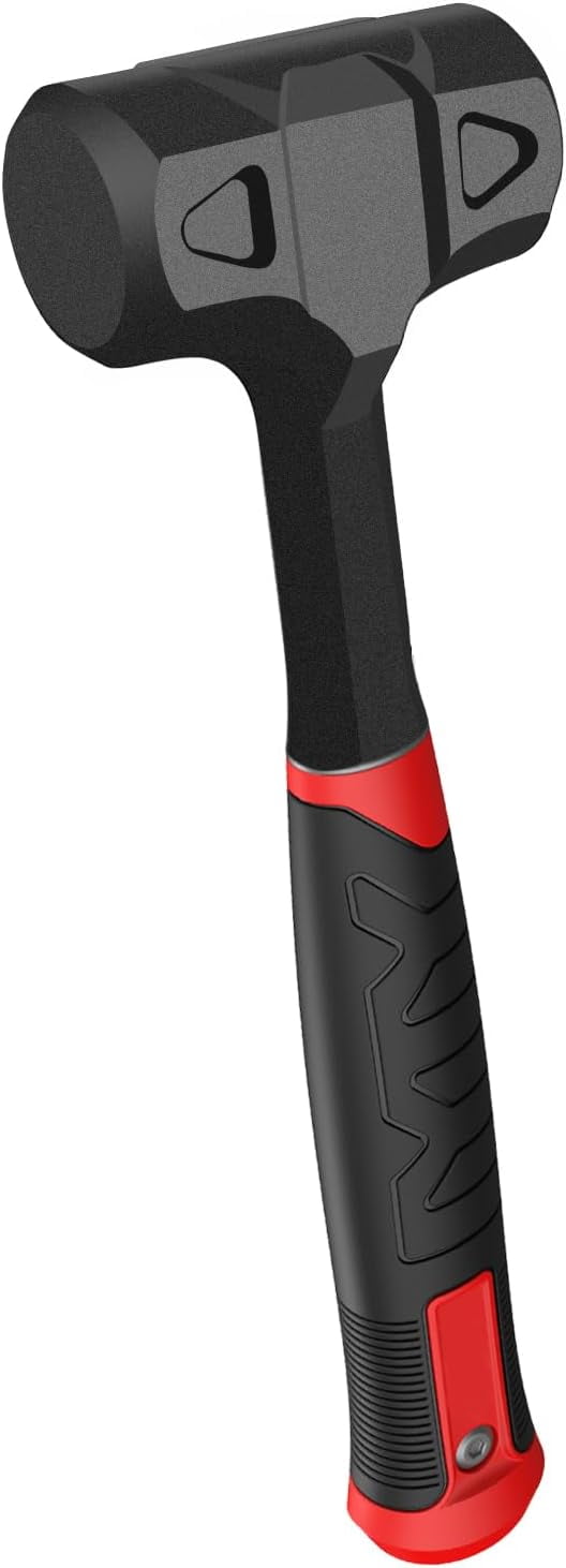Walmart daily deals:  YIYITOOLS 2LB (32 OZ) Dead Blow Hammer, Solid Rubber Mallet Head with Non Slip Handle, Rebound and Spark Resistant,Unibody Molded Black