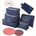 thumbnail image 1 of YIYOUZQT 7-Piece Packing Cube Set- Travel Luggage Packing Organizers Storage Bags Multi-functional Clothing Sorting Packages with Shoe Bag, 1 of 7