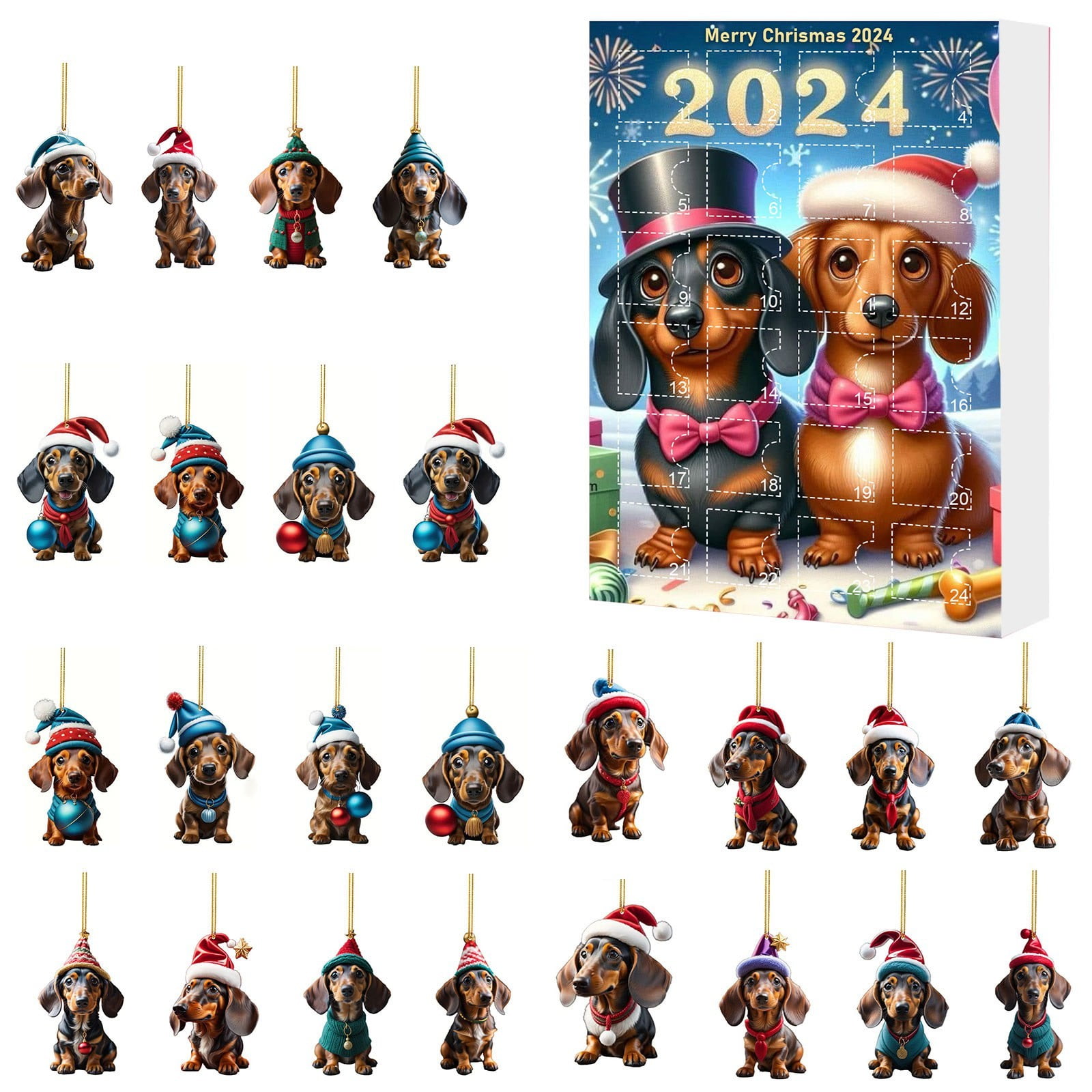 YIYQI Advent Calendar For Kids 2024 Christmas Holiday Advent Calendar