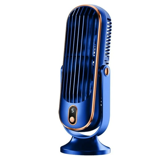 YIYUN 5-Speed Portable Air Conditioner Fan – Dual Motor Personal Air Cooler with 720° Surround Wind, 20H Battery & USB-C Fast Charging for Indoor & Outdoor Use.