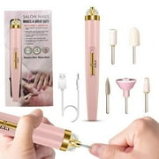 YIYUN Electric Nail Drill Machine 5-in-1 with LED Light   Portable Nail File Pen for Manicure, Pedicure & Gel Removal.