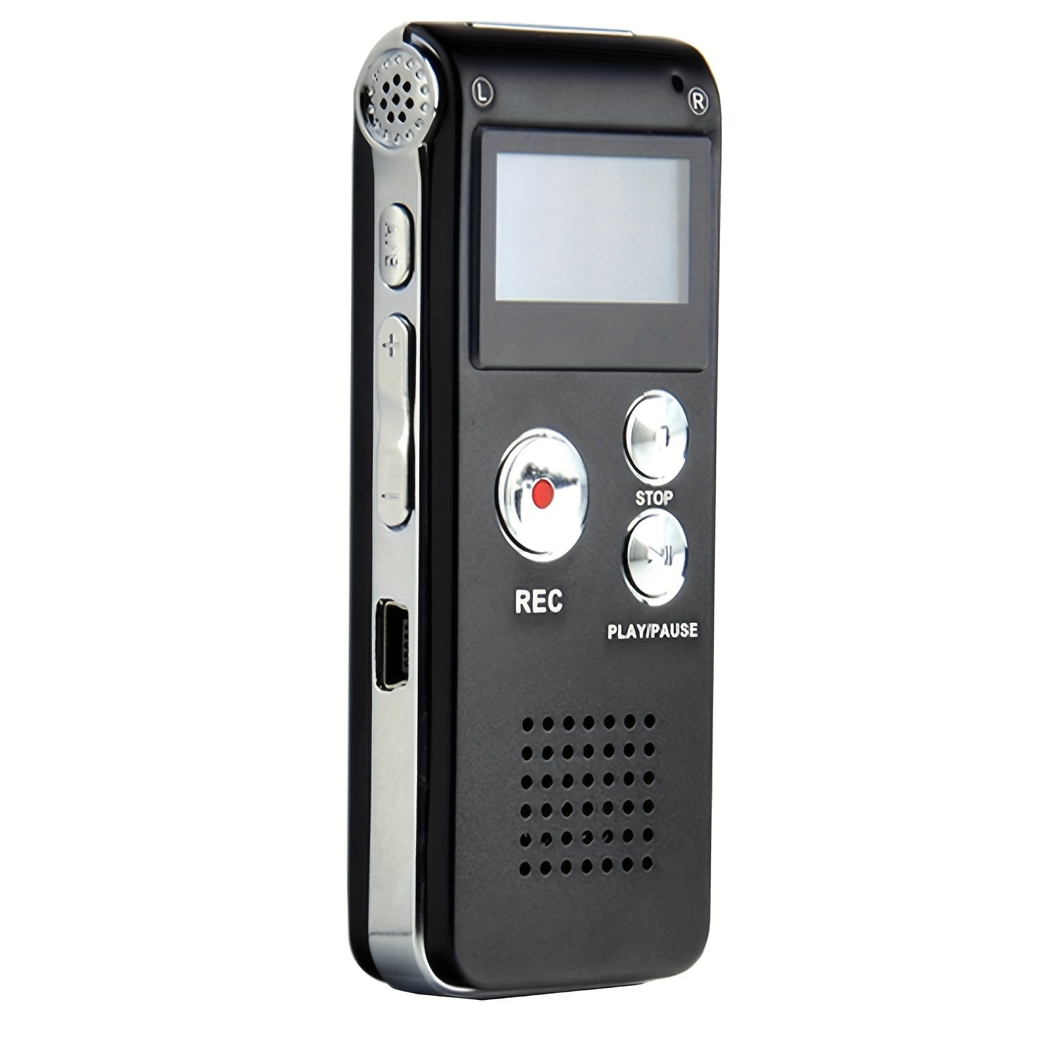 YIYUN Rechargeable Digital Voice Recorder 8GB – 650 Hours Audio Storage, MP3 Player Function, Portable Recording Device.
