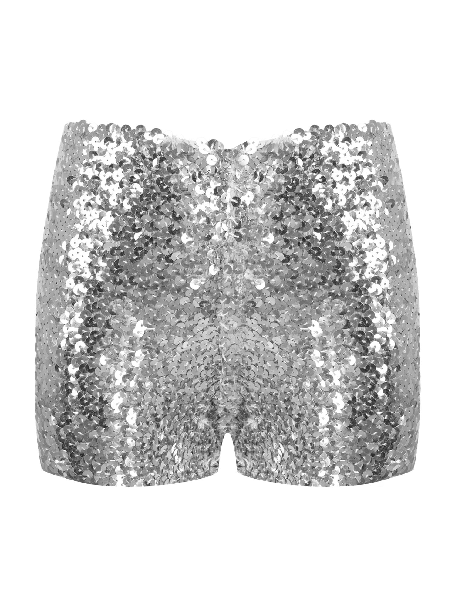 Hop Size YIZYIF Girls All Sequins Dance Booty Shorts Youth Jazz Hip Hop ...