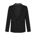 thumbnail image 1 of YIZYIF Kids Boys Long Sleeve Formal Gentleman Suit Blazer One-Button Coat for Evening Party Magic Show, 1 of 7