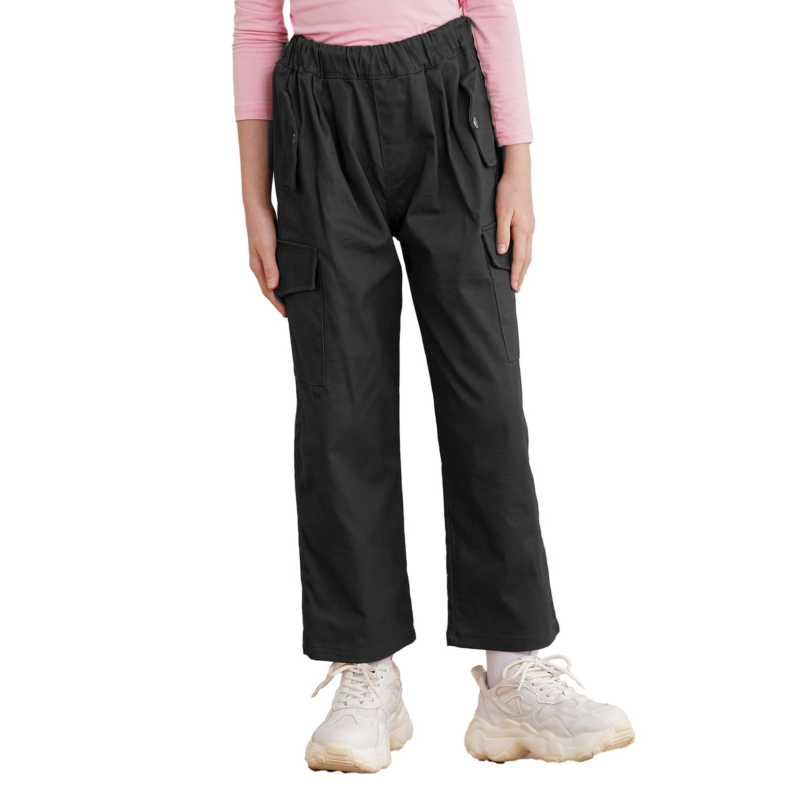 New! Girls EZee Rider Pants Blk main image 1