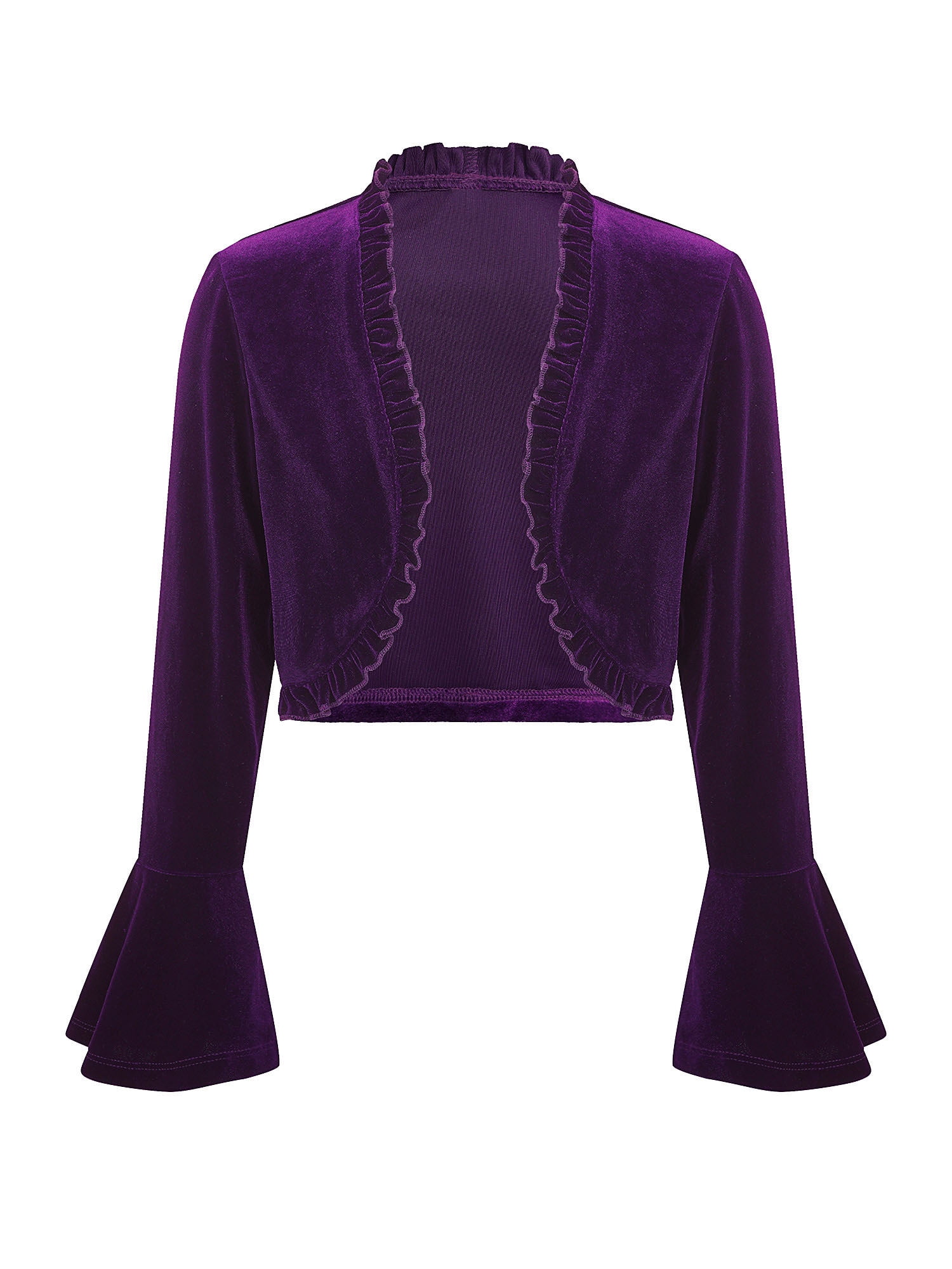 Faux Fur Jacket Girls YiZYiF Girls' Fancy Bolero Jacket Pearl