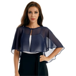Bride Navy Shrugs And Boleros ELESOL Navy Blue Shrug Lace Shrug