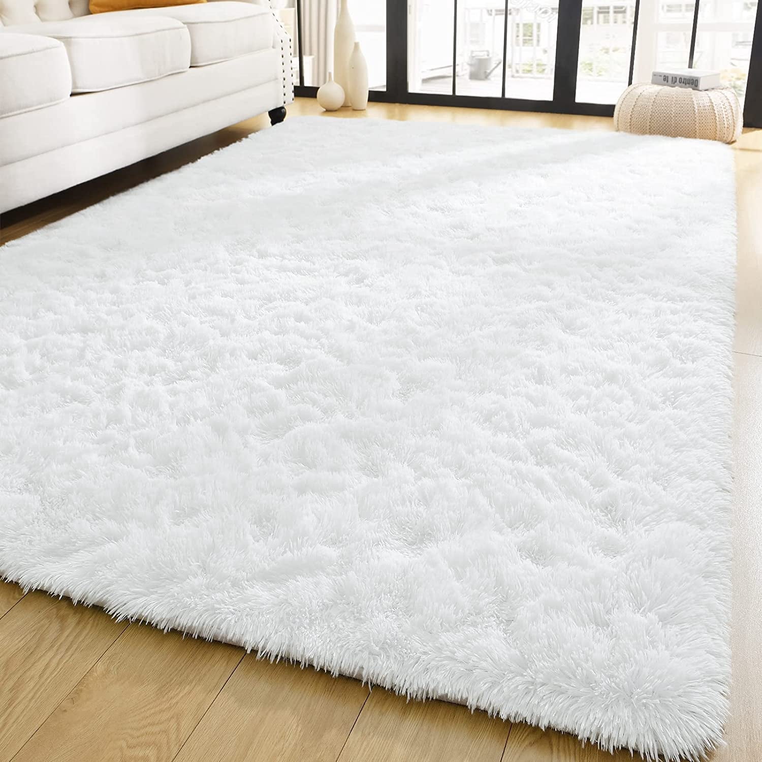 Large Soft Rug YJ.GWL Large Soft Area Rug for Bedroom Living Room, Fluffy 8x10 Feet ...