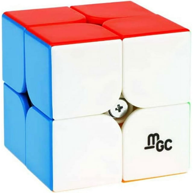 YJ MGC 2x2 Magnetic Stickerless Speed Cube YongJun 2X2X2  Magic Cube Puzzle Toys