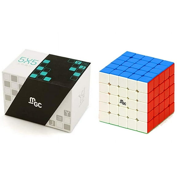 YJ MGC 5x5x5 M Magnetic Stickerless Speed Cube Puzzle Toys