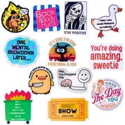 YJ Premiums 12pc Funny Fridge Refrigerator Magnets for Adults Home Kitchen Office