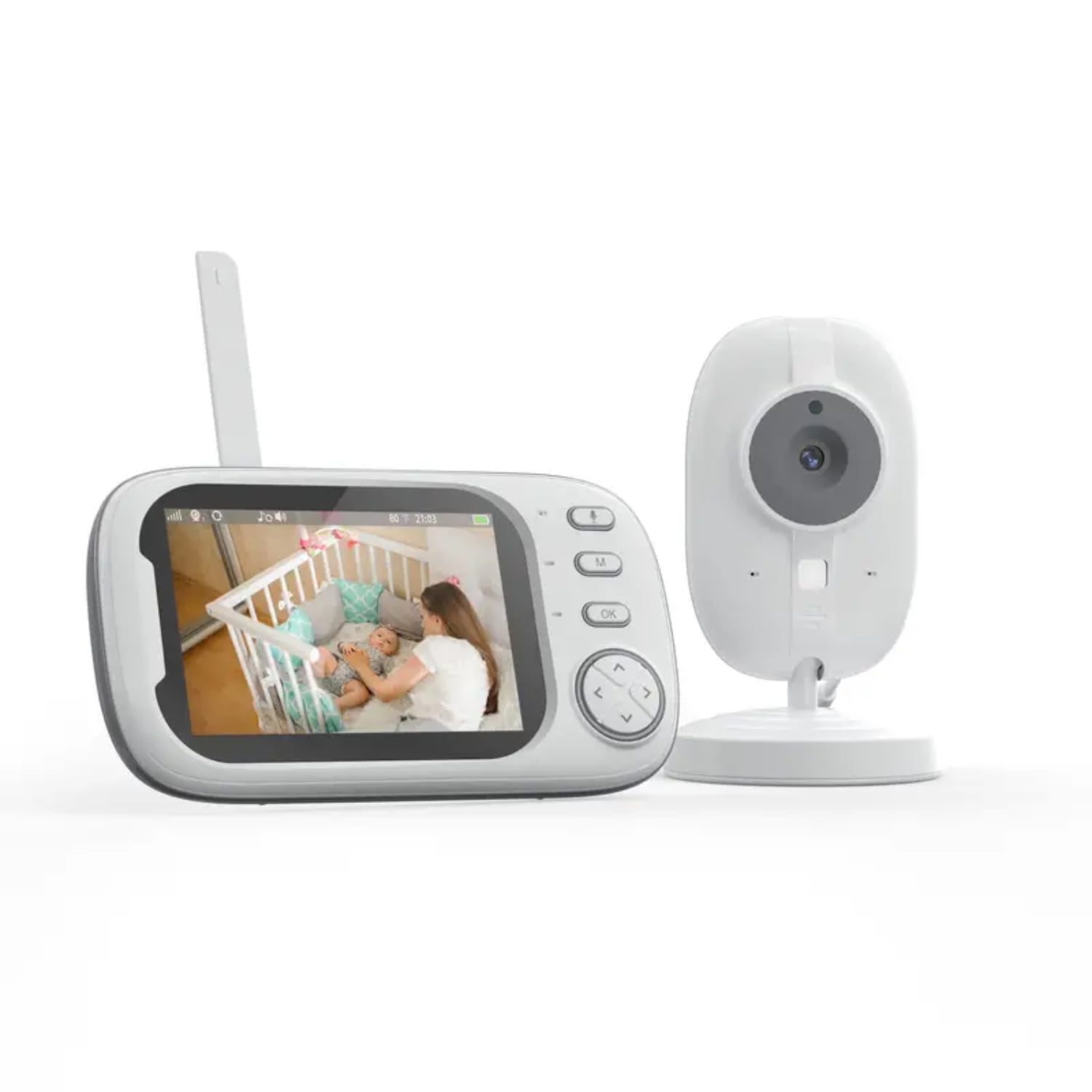 YJHBCYWM Digital Smart Home Baby Monitor with 3.5 Inch Display for