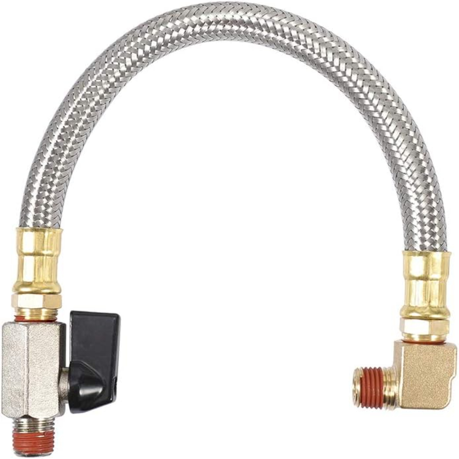 YJHBCYWM Durable and Flexible 10Inch Braided Steel Tube with 1/4 Inch