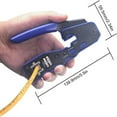 YJHBCYWM Efficient HighQuality PassThrough VCE RJ45 Crimp Tool with