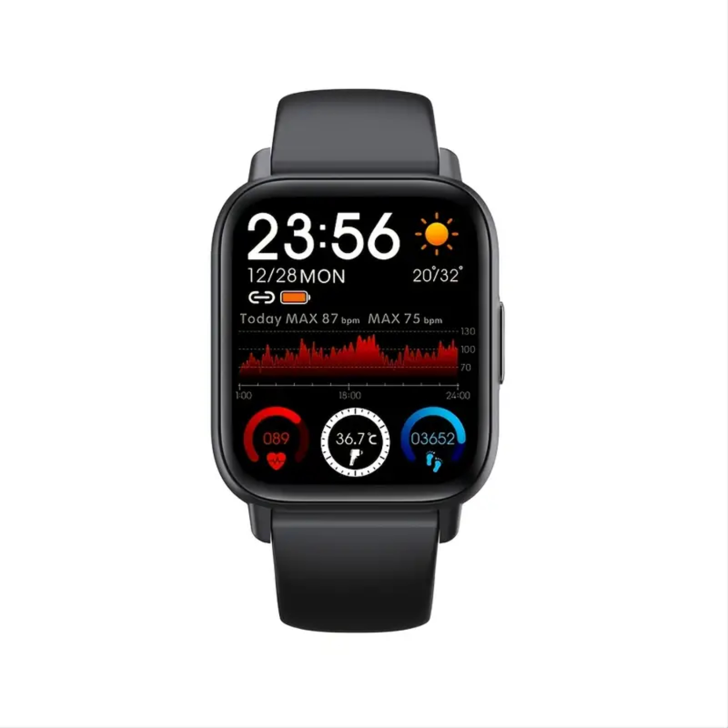 YJHBCYWM Fashionable Smartwatch for Men and Women with Body Temperature