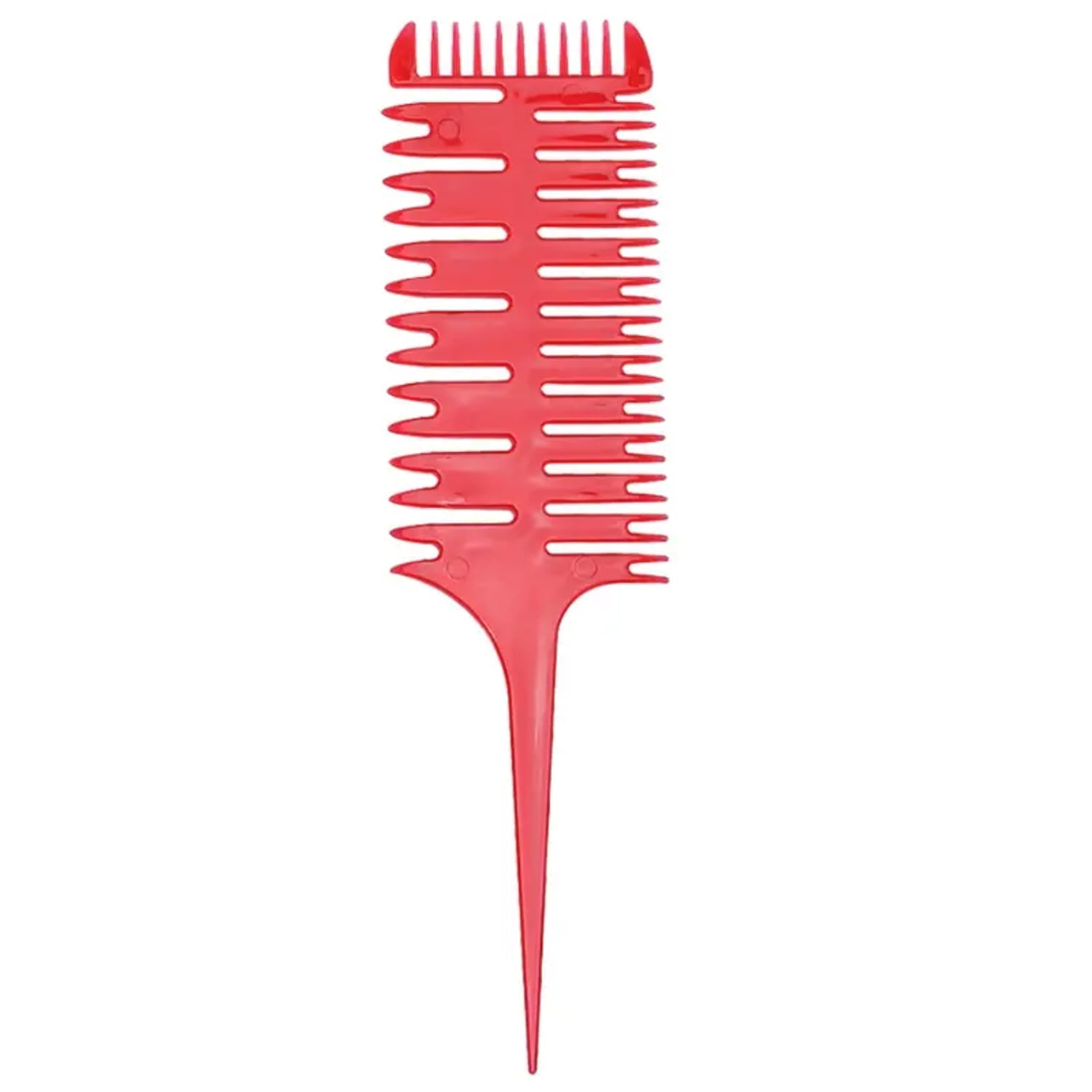 YJHBCYWM Professional Salon Use 3 Way Split Hair Dye Comb Highlighter