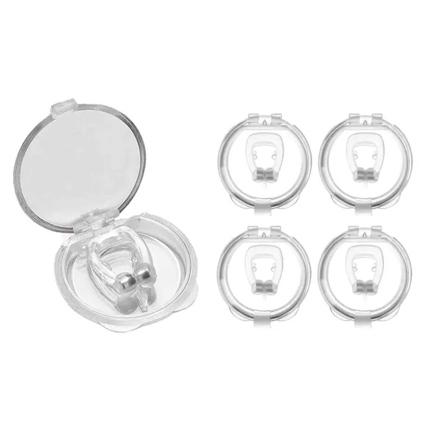 YJHBCYWM Silicone Nose Clip Device for Comfortable AntiSnoring Relief Stop Snoring