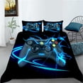 thumbnail image 1 of YJHDM 3D Children's Game Controller Bedding Set, Youth Down Duvet Cover, Pillowcase Gift, 2/3 Pieces, 1 of 5