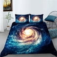thumbnail image 1 of YJHDM 3D Romantic Starry Bedding Set for Space Fans, Pillowcases 2/3pcs, Kid Boys Men Gifts, 1 of 6