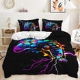 thumbnail image 1 of YJHDM 3D Youth Game Controller Bedding Set with Black Down Quilt cover Pillowcase 2/3pcs Gift, 1 of 5
