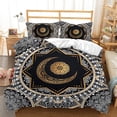 thumbnail image 1 of YJHDM Bohemian Moon Sun Bedding Set 3D Good Night Dream Theme Down Duvet Cover Pillow Case 2/3pcs, 1 of 5