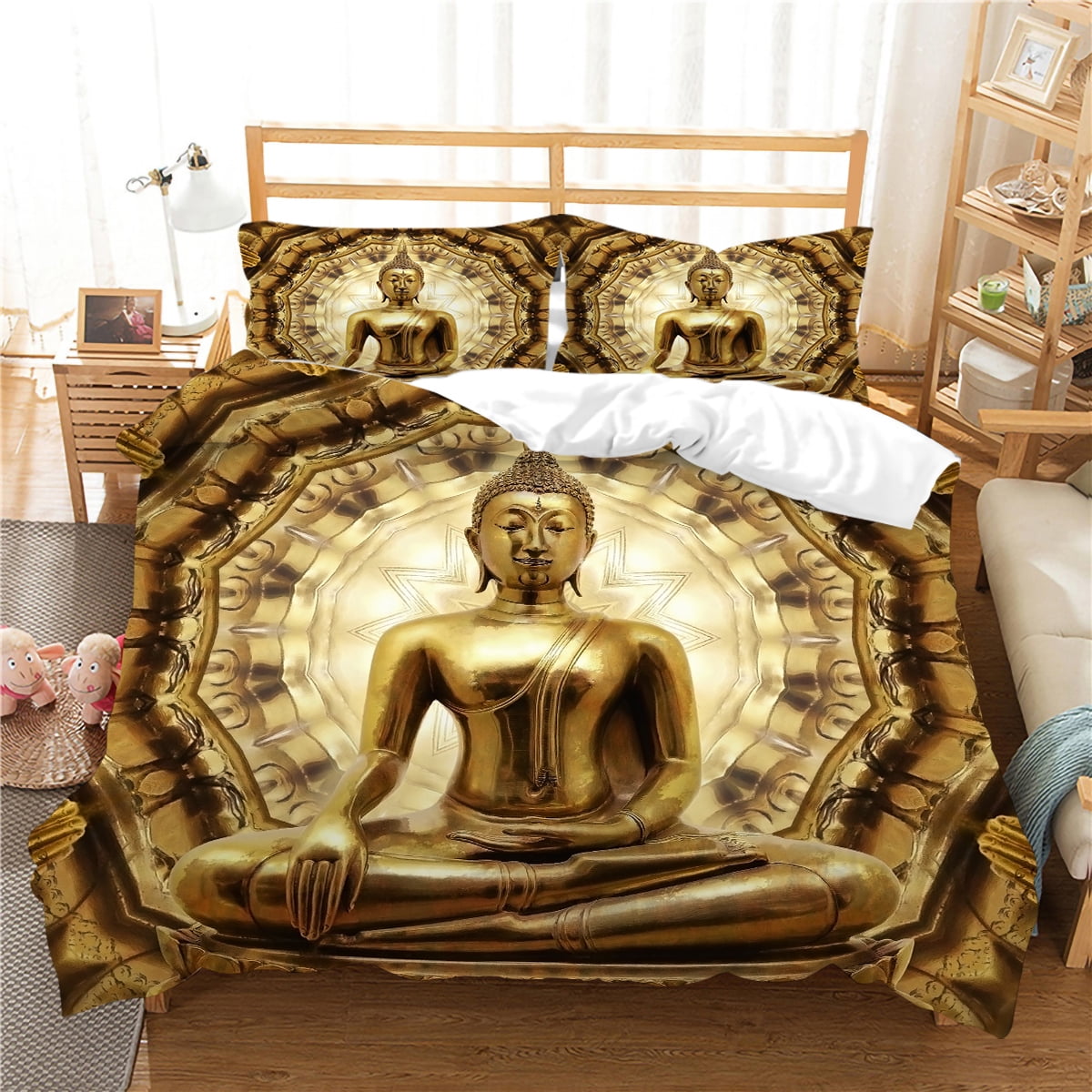Buddha 3-Piece Bedding Set